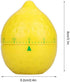 Jadeshay Lemon Shape Mechanical Kitchen Timer, Manual Counters Cooking Timing Tool