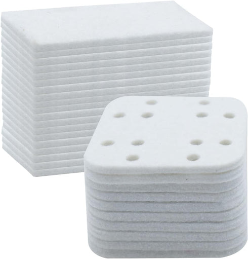 40 Pack Humidifier Aroma Pads and Mineral Absorption Pads for LEVOIT LV600HH, LV600S, OasisMist450S - White Filters