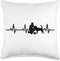Veterinarian ECG Heartline Veterinary Assistant Pet Health Throw Pillow, 16x16, Multicolor
