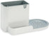 Large White Kitchen Sink Organizer for Sponges and Brushes