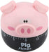 Cute Cartoon Pig Kitchen Timer, Mechanical Cooking Timer for Home Decor and Cooking Timing Tool