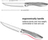 Steak Knives Set of 6, Stainless Steel Serrated Sharp Blade Steak Knife Set, Hammered Pattern Handle,4.5 In,For Kitchen Restaurant Tableware, Dishwasher Safe by dearithe