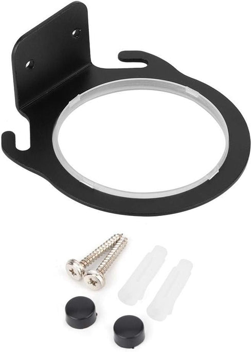 Space Aluminum Wall Mounted Hair Dryer Holder Rack - Hairdryer Shelf
