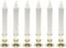 Gerson 9 Inch Battery Operated Candolier Candle Lamp with Timer, 6 Pack