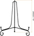 uxcell Plate Stand for Display, 10 Inch 2Pcs Iron Decorative Plate Holder Metal Easel Folding Display Stand for Photo Picture Frame, Black