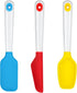Webake Mini Silicone Spatula Set, Non-Stick Small Spatulas for Mixing, Cooking, Baking, Heat Resistant, Dishwasher Safe