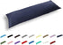 TAOSON 100% Cotton 300 Thread Count Body Pillow Cover - Navy Blue, 21"x54", Pillow Protector with Zippers