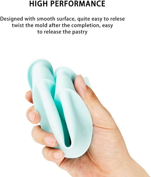 6-Inch Silicone Round Cake Pan Baking Mold, Non-Stick Silicone, Pack of 4 for DIY Rainbow Cakes