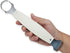 8 " Long Coconut Grater, Vintage White Plastic Handle, Traditional Thai Style Kitchen Tool, Stainless Steel Shredder
