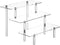 Clear Acrylic Perfume Display Stand Organizer, 3 Tier Cupcake Stand Risers for Tabletop Use
