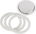 Bialetti Moka Express 6 Cup White Replacement Filter and 3 Gaskets