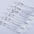 20Pcs (63mm, HDCRYSTALGIFTS Chandelier Icicle Crystal Prisms with Bead Crystals Lighting Lamp Replacement Parts Clear)