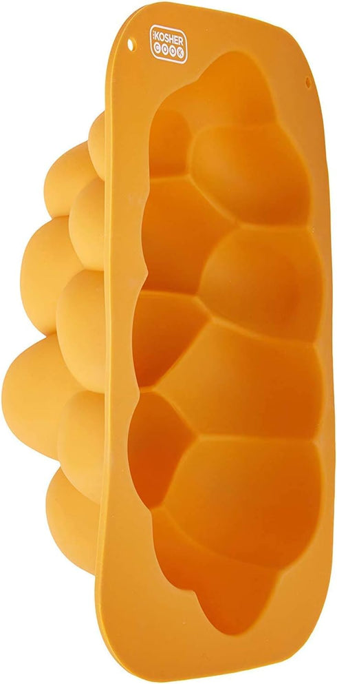 Silicone Braided Challah Mold - Medium Braided Oval Pan for Baking, No Shaping Required