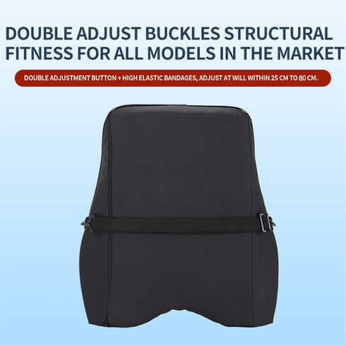 Lumbar Support and Car Neck Pillow for Office Chair and Car Seat Softness Memory Foam Erognomic Seat Cushion