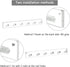 AITEE Acrylic Necklace Holder, Wall Mounted Organizer with 6 Hooks for Jewelry, Best Gifts for Women