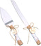 Rustic Love Sign Wedding Cake Knife and Server Set - Rustic Wedding Cake Knife for Parties and Anniversaries
