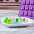Gummy Molds Bear Candy Silicone - Mini Size Chocolate Gummy Molds with 2 Droppers, Nonstick Food Grade Silicone Pack of