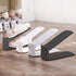 Pack 12 3-Level of Pcs Shoe Slot Organise Storage Adjustable Height Shoe Organiser- Non-Slip Space Saver Shoe Holder