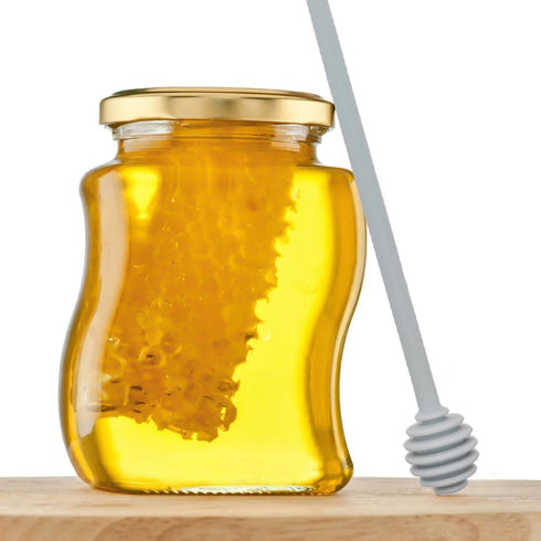 2 PACK Syrup Dipper Honey Dipper Stick Silicone, Long Handle Syrup Dipper Stick, Honey Mixing Stirrer Spoon, Honey Wand