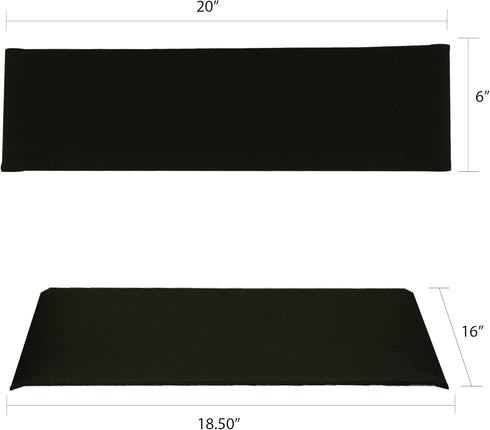 Casual Home Director Chair Replacement Canvas - Black