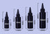 NANSHINE 10pcs 60ml Black Plastic Squeeze Dispensing Bottles for DIY Crafts, Glue, Liquids