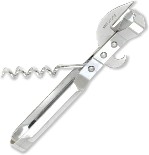 Chef Craft Select Stainless Steel 3-in-1 Can Opener, 6 Inches