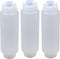 Squeeze Bottle Refillable 16 oz - Blue Tip (Blue) 3 Pack