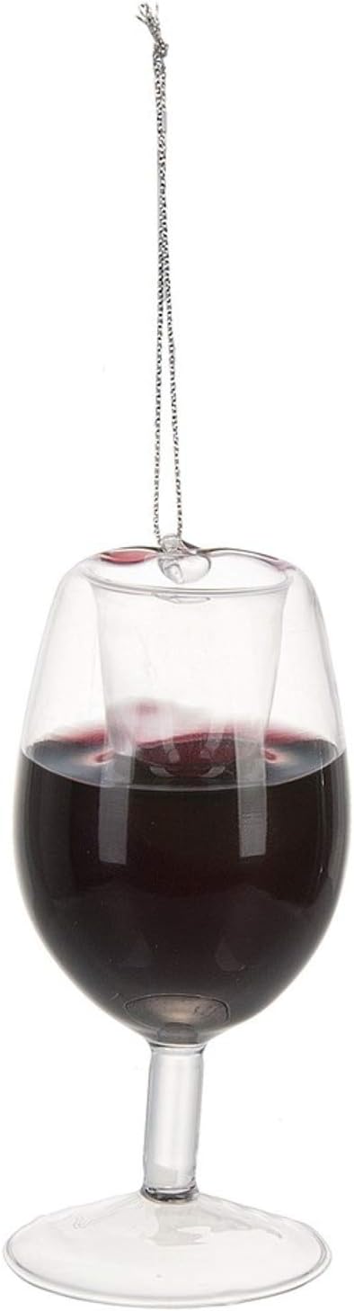 Ganz Merry Merlot Wine Glass Ornament