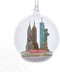 New York City Landmark Christmas Glass Ball Ornament