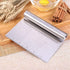 2 Pcs Stainless Steel Food Scraper and Chopper, Large Griddle Spatula Kitchen Tool Gadget, Bench Scraper with Measuring