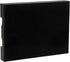 Countertop, 16.2 12.2 2 inches HofferRuffer Faux Leather Rectangle Serving Tray Decor Platter with Gold Metal Handles