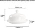 Butter Dish With Lid For Countertop, Porcelain Butter Holder with Lid, Butter Container Perfect for East and West Coast Butter, Durable & Sturdy Butter Keeper (6 Inch Round)