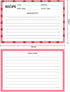 Recipe Cards 75 PCS 4x6inch Double Sided Thick Card Stock 5 Fruit Design Fit with Recipe Binder Recipe Box Gift for Bridal Shower Wedding Housewarming