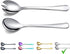 Berglander Stainless Steel Salad Server Set, Pack of 2, Shiny Silver Salad Spoon and Fork