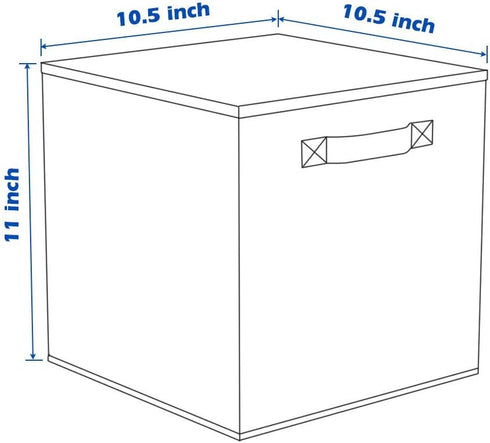 Shellkingdom Storage Bins - Foldable Fabric Storage Cubes and Cloth Organizer Drawer for Closet and Toys, 2 Pack