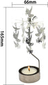 HOKHBCW Rotary Candle Holder - Spinning Metal Candleholder Gift, Dove of Peace