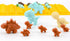 2 Sized Dinosaur Candy Molds - Regular and Mini Silicone Chocolate Molds, Nonstick Set of 5