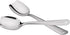 IMEEA Flat Edge Cooking Spoon - 18/8 Stainless Steel Serving Spoon, 10-Inch Mixing Spoon, Set of 2
