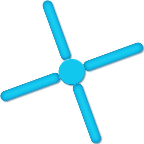 SourceTon 6 Pack Non-Slip Foldable Silicone Trivets in Cute Colors, Pot Holder, Hot Pad, Bonus Spoon Rest/Balloon Whisk