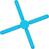 SourceTon 6 Pack Non-Slip Foldable Silicone Trivets in Cute Colors, Pot Holder, Hot Pad, Bonus Spoon Rest/Balloon Whisk