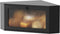 kiplant Corner Bread Box for Kitchen Countertop - Bamboo Wood, Wavy Acrylic Door,