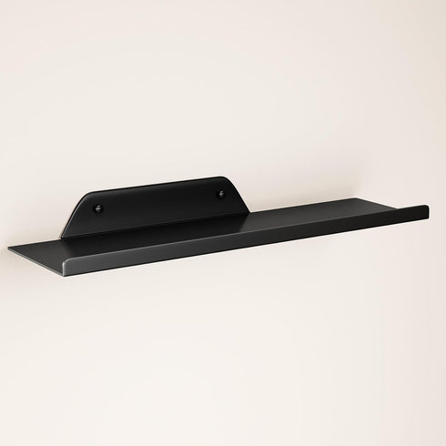 Floating Shelf for Wall, Wall Shelf, Off Center Metal Shelf for Decor,