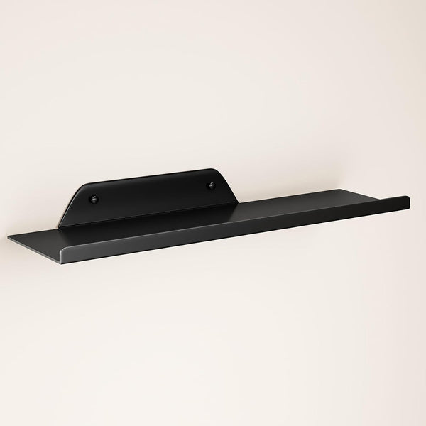 Floating Shelf for Wall, Wall Shelf, Off Center Metal Shelf for Decor,