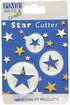 PME Star Cutter Set of 3, Standard, White