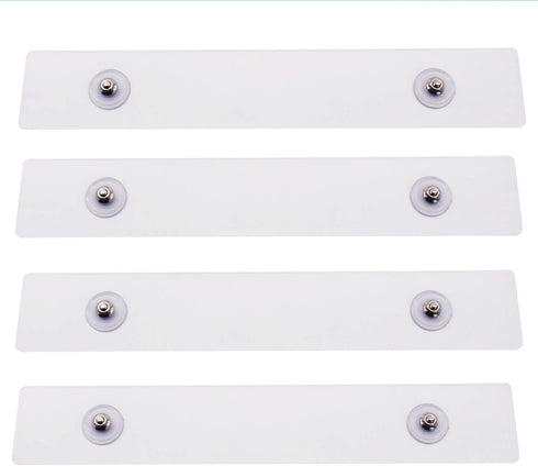 evron Self-Adhesive Stickers Corner Mounting Shelf,Set of 4 (Clear Tapes, Shelf not Included)