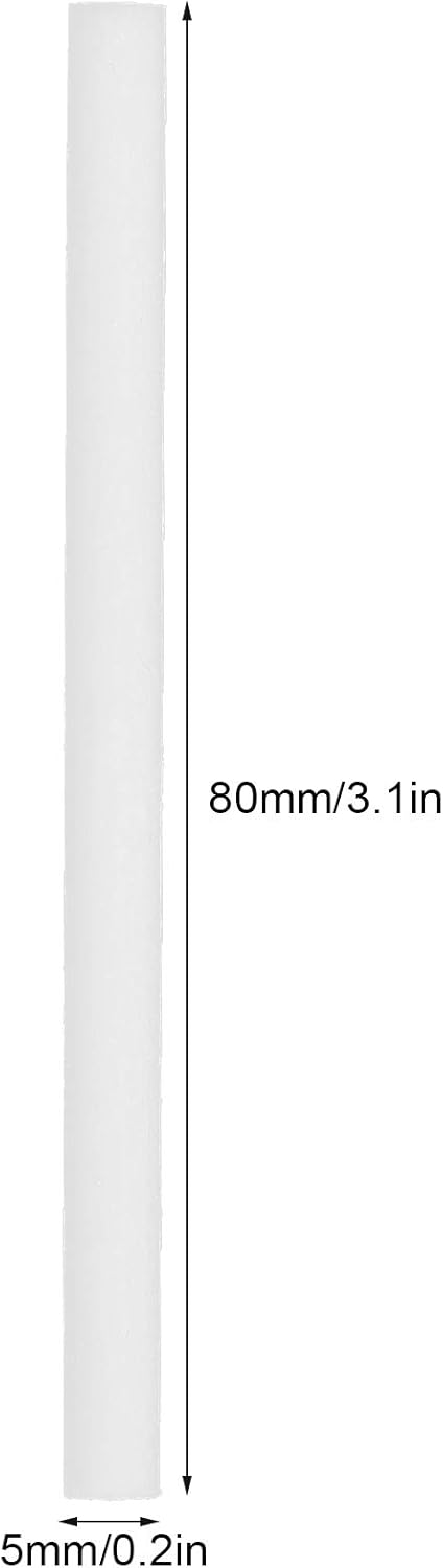 30Pcs Humidifier Cotton Swab Filter Absorbent Mini Humidifiers Filters Refill Sticks Humidifier Replacement Accessory(5x80mm)