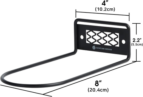 Set 6 -MK1068A J JACKCUBE DESIGN Black Metal Floating Shoe Display Shelves for Wall Mount, of Sneaker Showcase