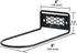 Set 6 -MK1068A J JACKCUBE DESIGN Black Metal Floating Shoe Display Shelves for Wall Mount, of Sneaker Showcase