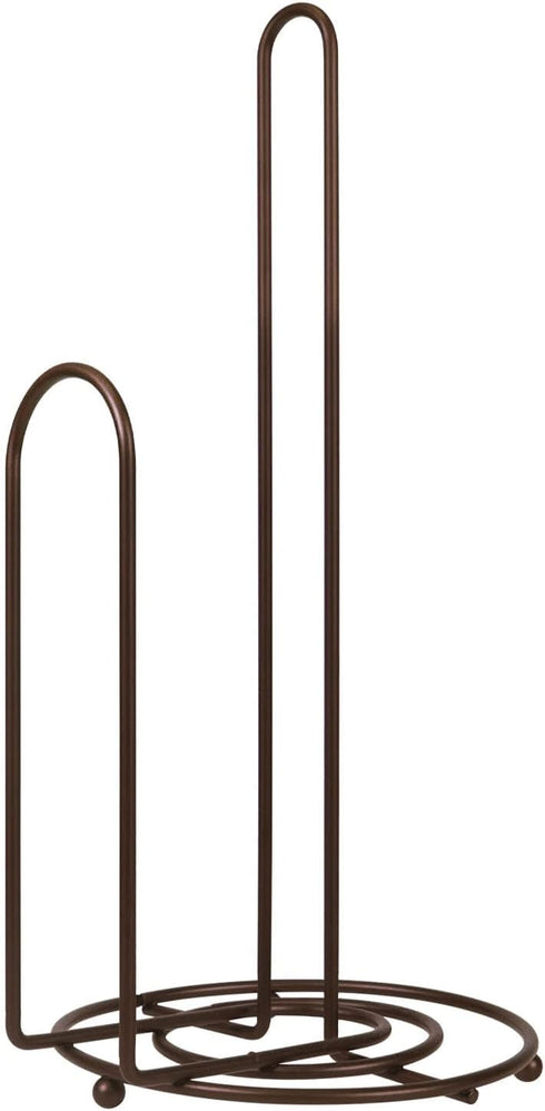 Blue Donuts Countertop Paper Towel Holder - Easy One-Handed Tear, Farmhouse Style, Bronze Finish