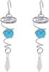 Wind Spinners for Yard and Garden, 2 Pieces Gazing Balls with Metal Stand on Clearance